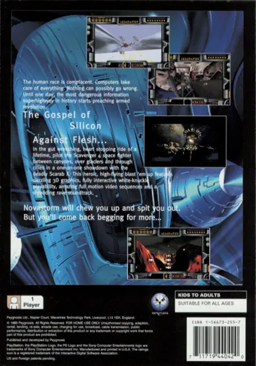 Novastorm (US) box cover back